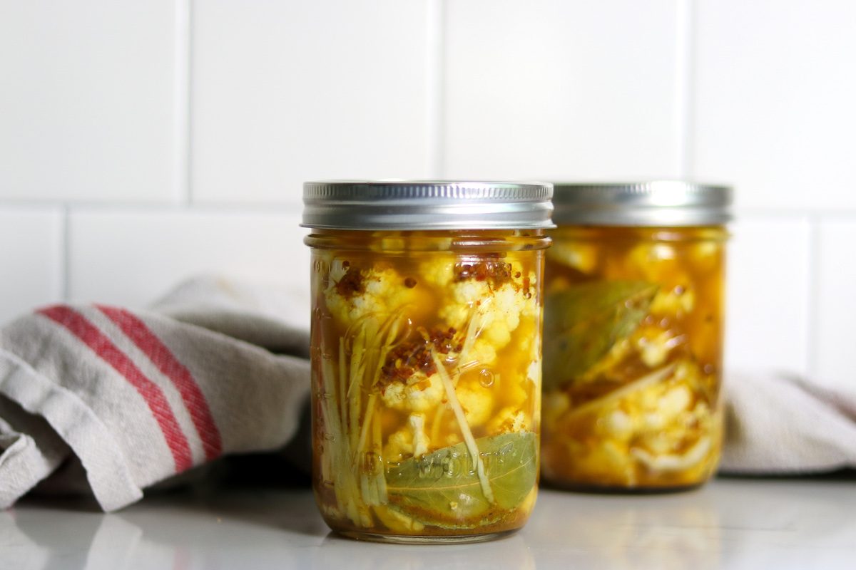 Pickled Curry Cauliflower