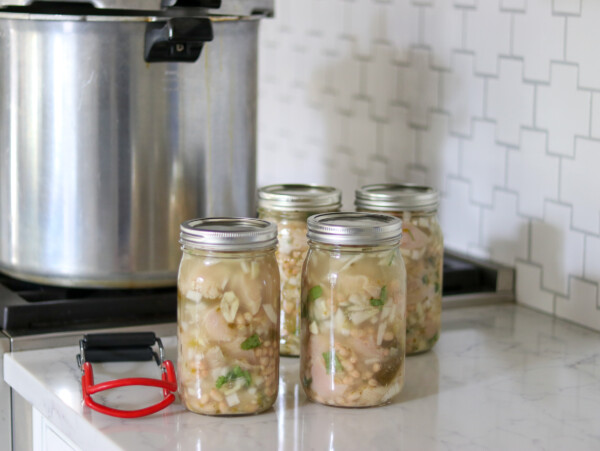 Pressure Canning Chicken Chili Verde