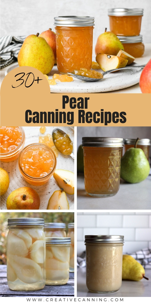Pear Canning Recipes