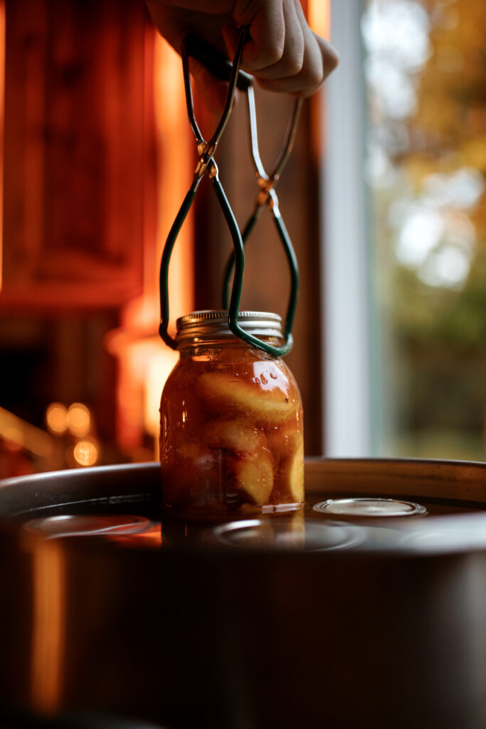 Processing Time for Canning Peaches