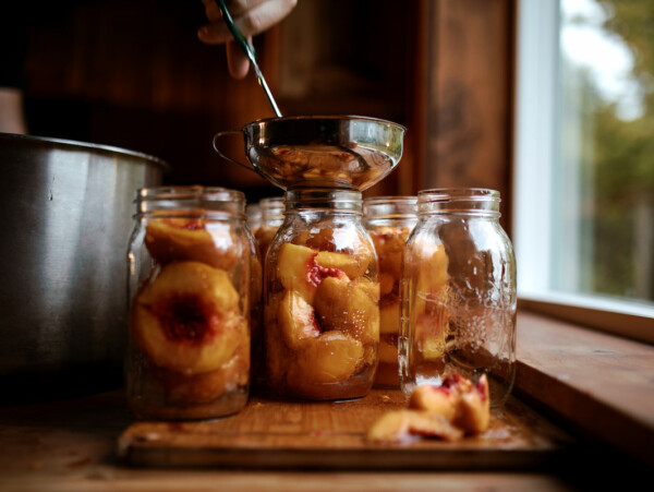 Hot Pack Canning Peaches