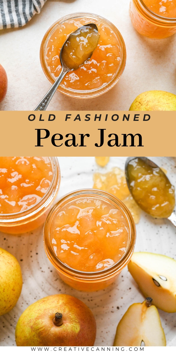 Old Fashioned Pear Jam Recipe