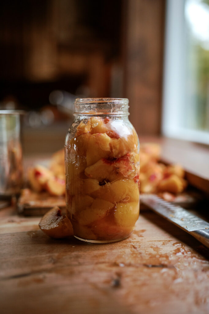 Canning Peaches