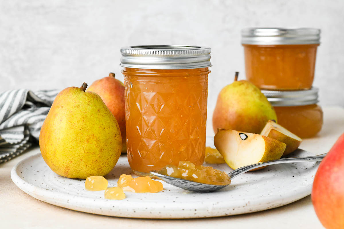 Canning Pear Jam