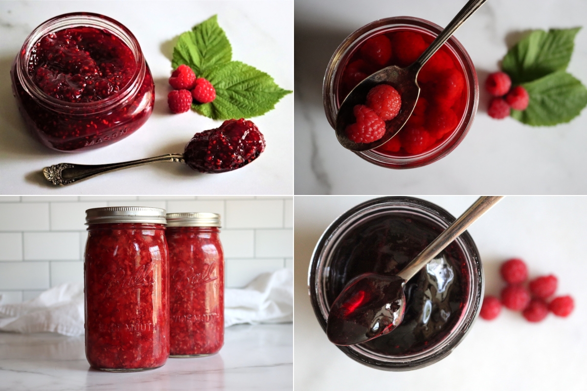 Classic Raspberry Jam (without Added Pectin)