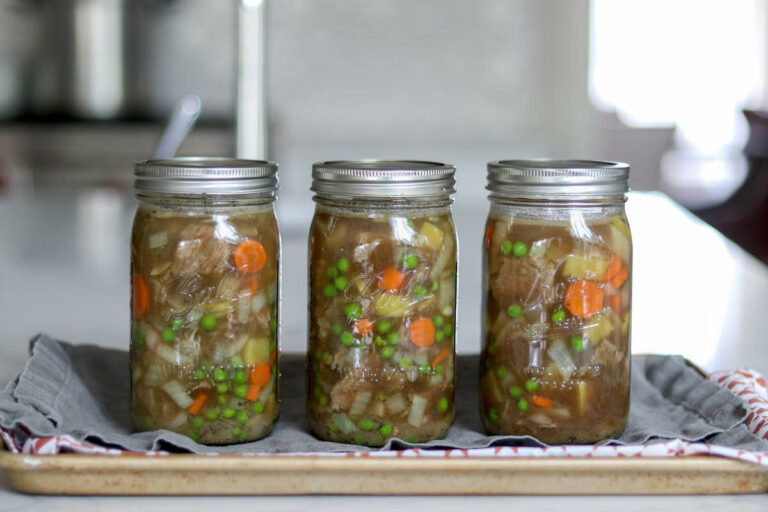 Canning Beef Pot Pie Filling