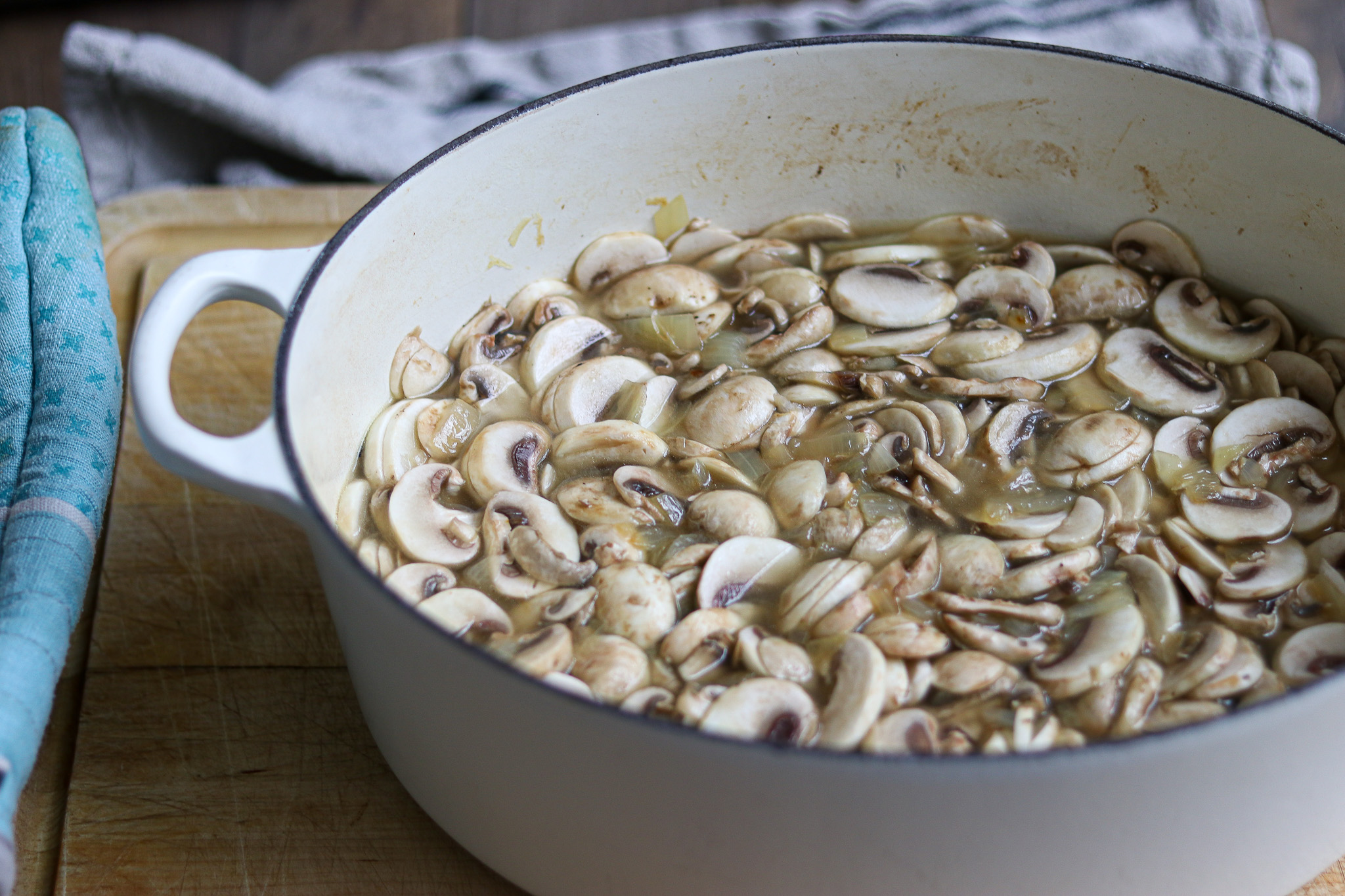 Cream of Mushroom Soup for Canning