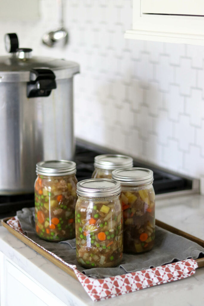 Home Canned Beef Pot Pie Filling