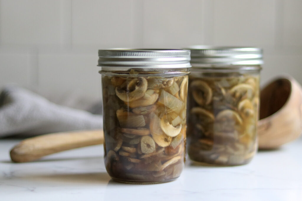 Home Canned Cream of Mushroom Soup Base