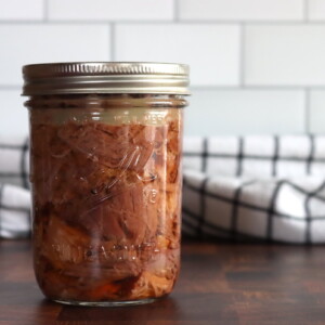 Home Canned Pulled Pork Ribs