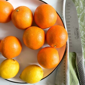 Ingredients for Orange Marmalade