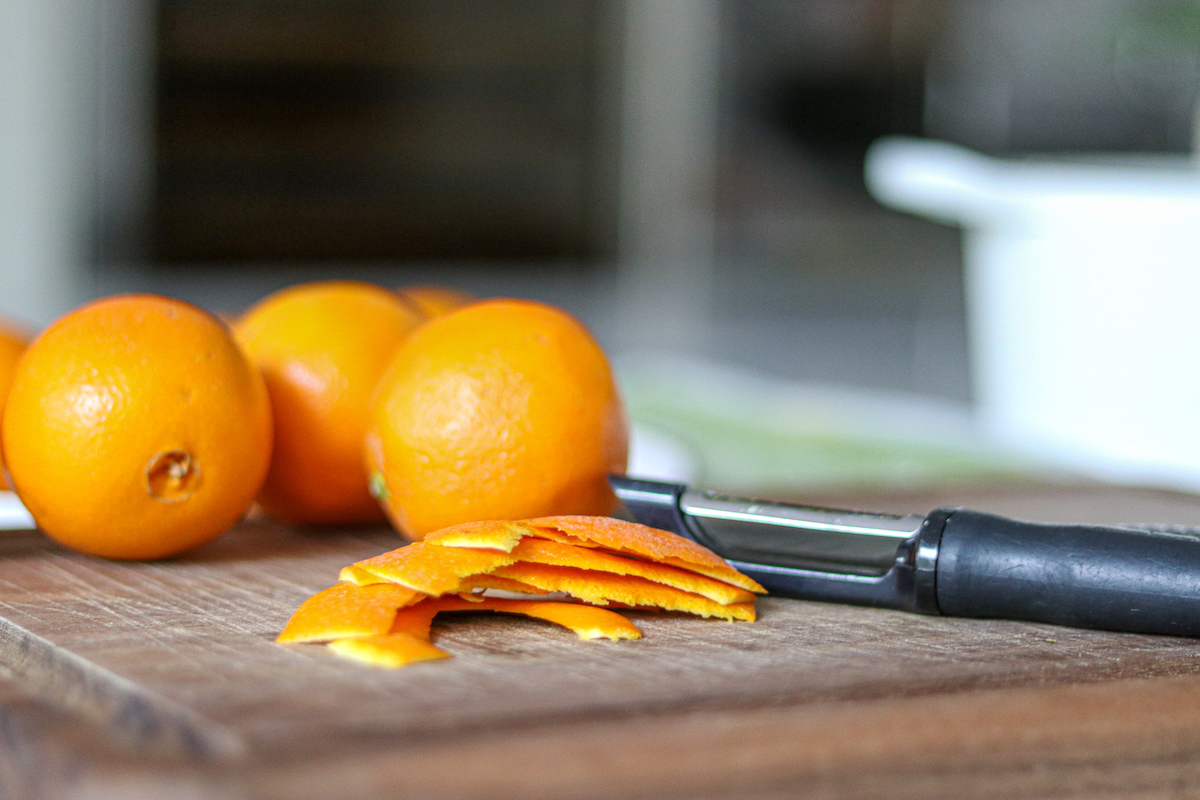 Peeling Oranges for Marmalade