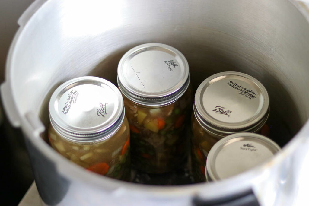 Pressure Canning Beef Pot Pie