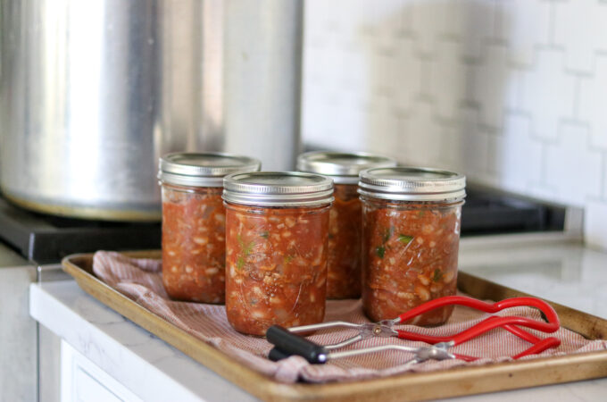 Canning Chili Con Carne