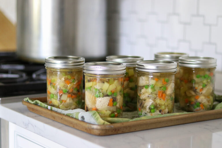 Canning Chicken Pot Pie Filling