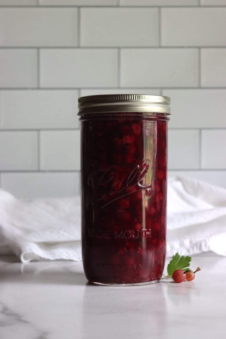 Canning Gooseberry Pie Filling