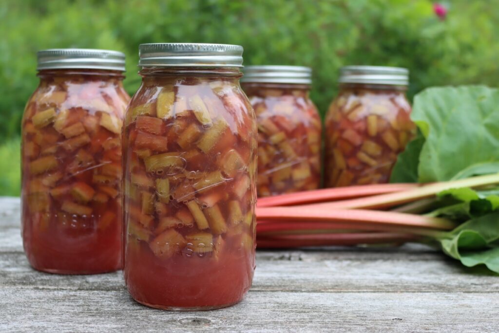 Canning Rhubarb Pie Filling