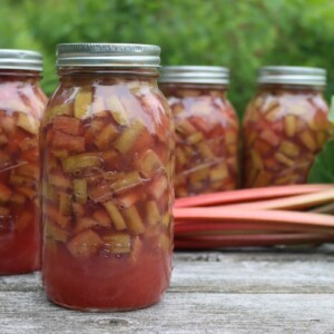 Canning Rhubarb Pie Filling