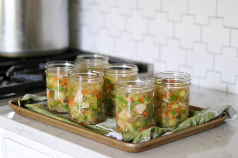 Canning Chicken Pot Pie Filling