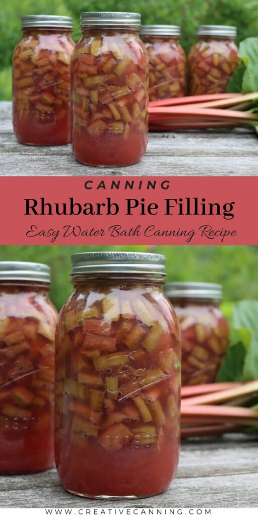 Canning Rbr Canning Rhubarb Pie Filling - Creative Canning