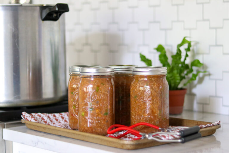 Canning Sloppy Joe Filling
