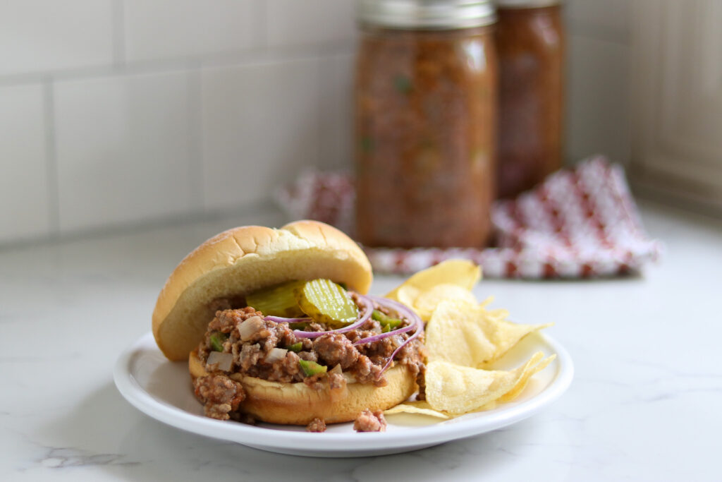 Canning Sloppy Joe Filling
