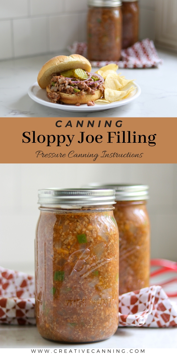 Canning Sloppy Joe Filling in a Pressure Canner