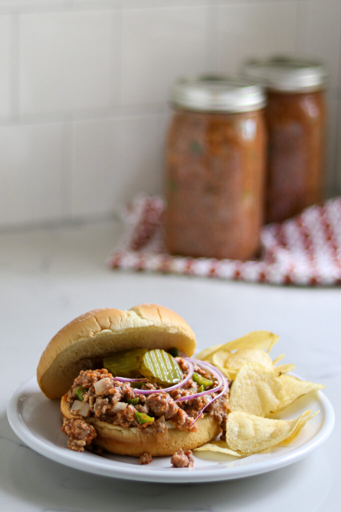 Canning Sloppy Joe Filling