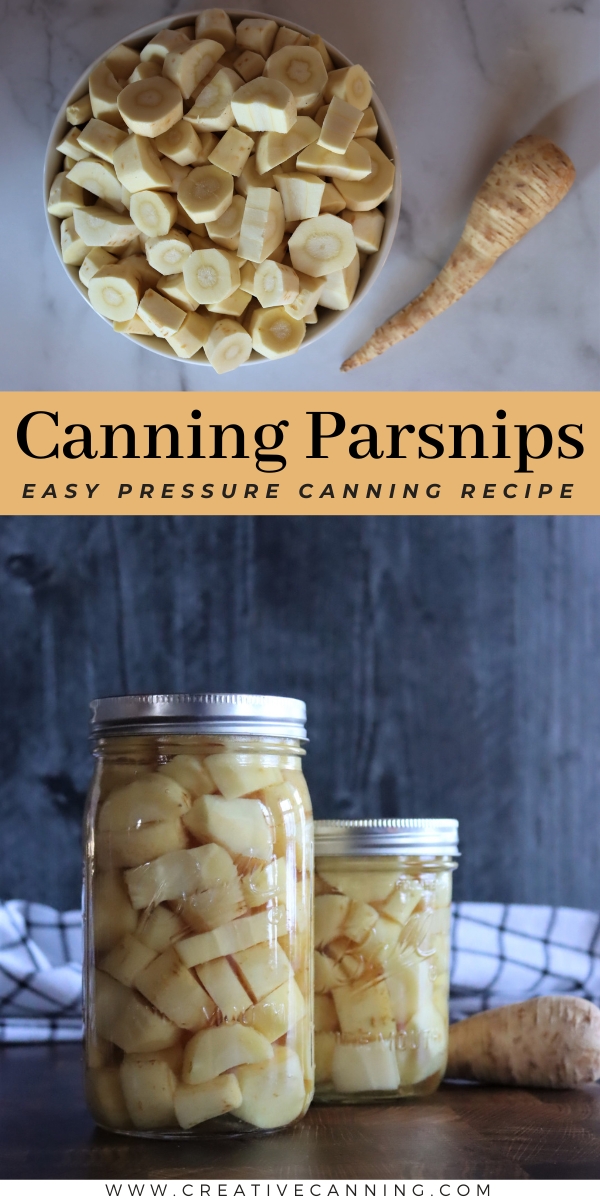 Pressure Canning Parsnips