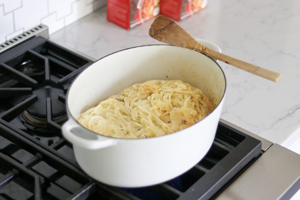 Caramelizing Onions for Soup