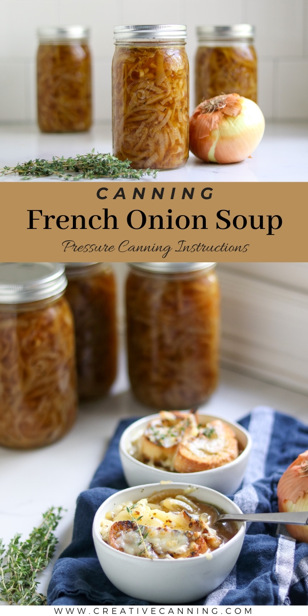 How to Pressure Can French Onion Soup