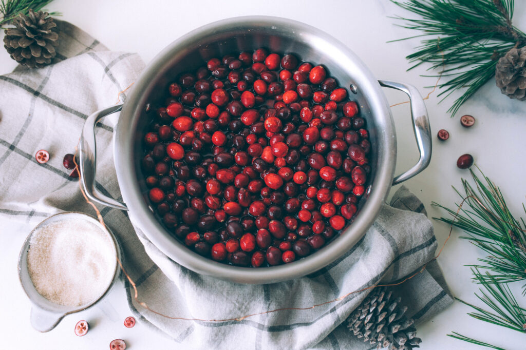 Ingredients for Jellied Cranberry Sauce