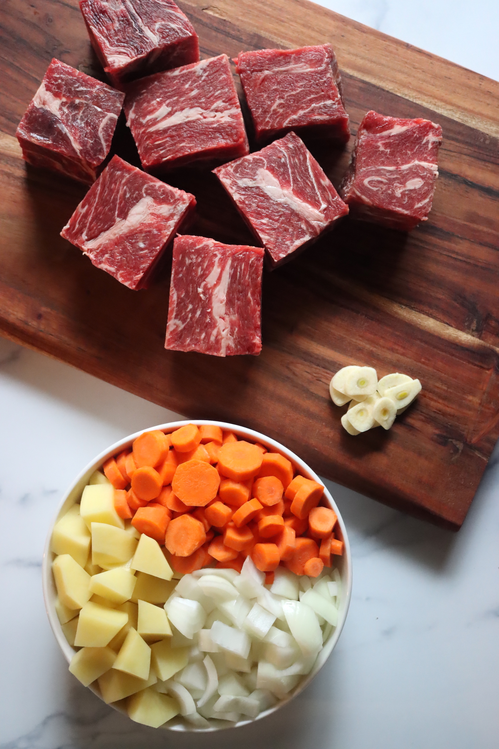 Ingredients for Canning Pot Roast in a Jar