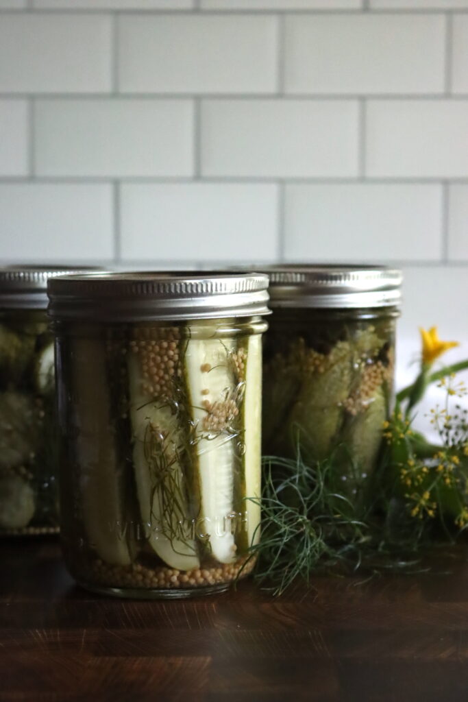 Dill Pickle Spears Creative Canning