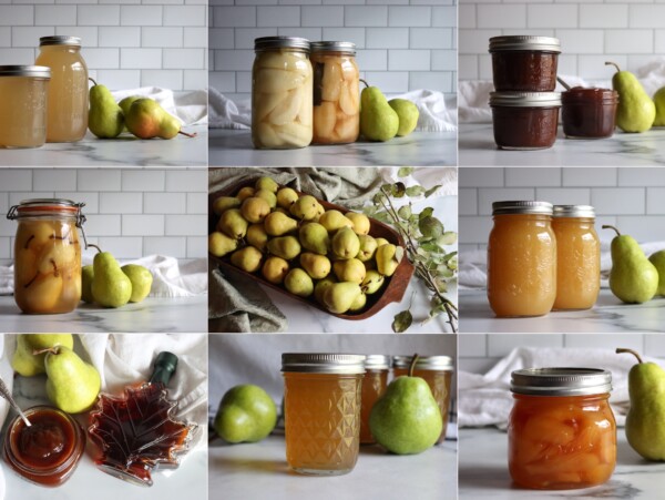 Pear Canning Recipes List