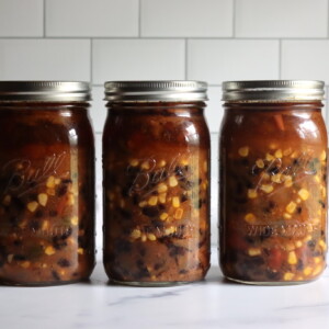 Canning Taco Soup