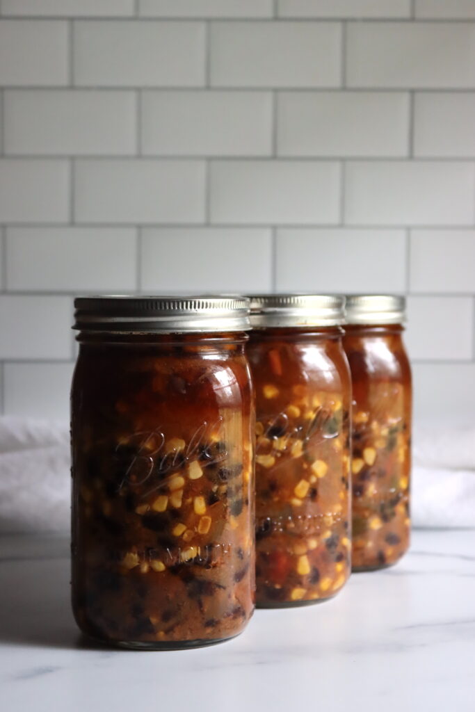 Canning Taco Soup