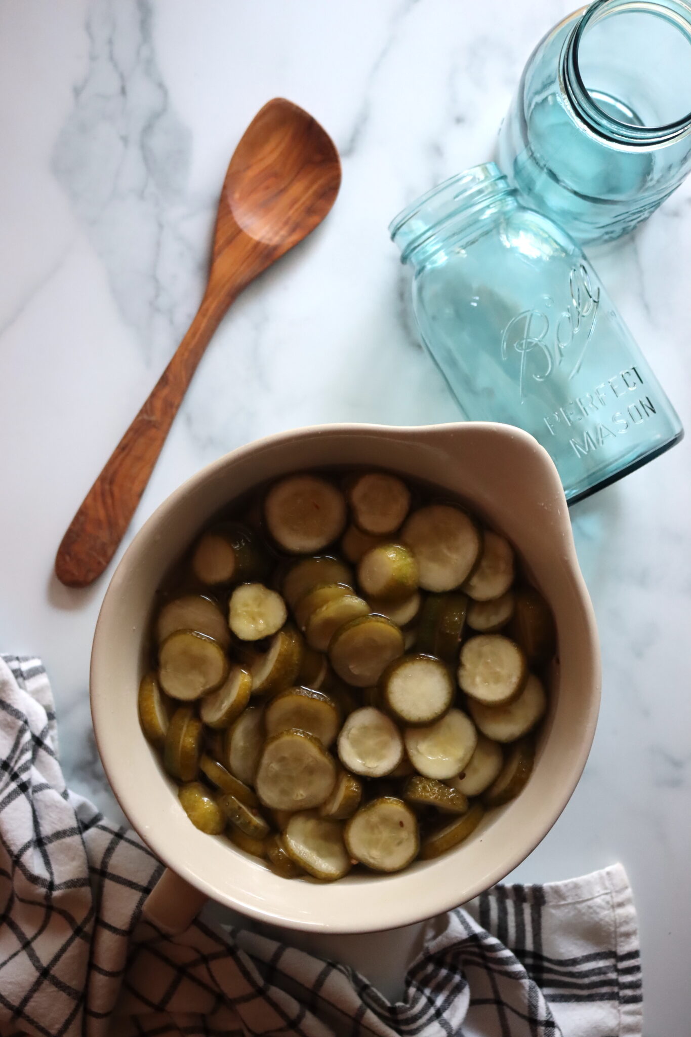 Old Fashioned Cucumber Lime Pickles (with Pickling Lime)