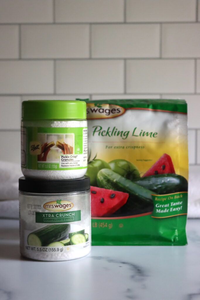 Old Fashioned Cucumber Lime Pickles (with Pickling Lime)