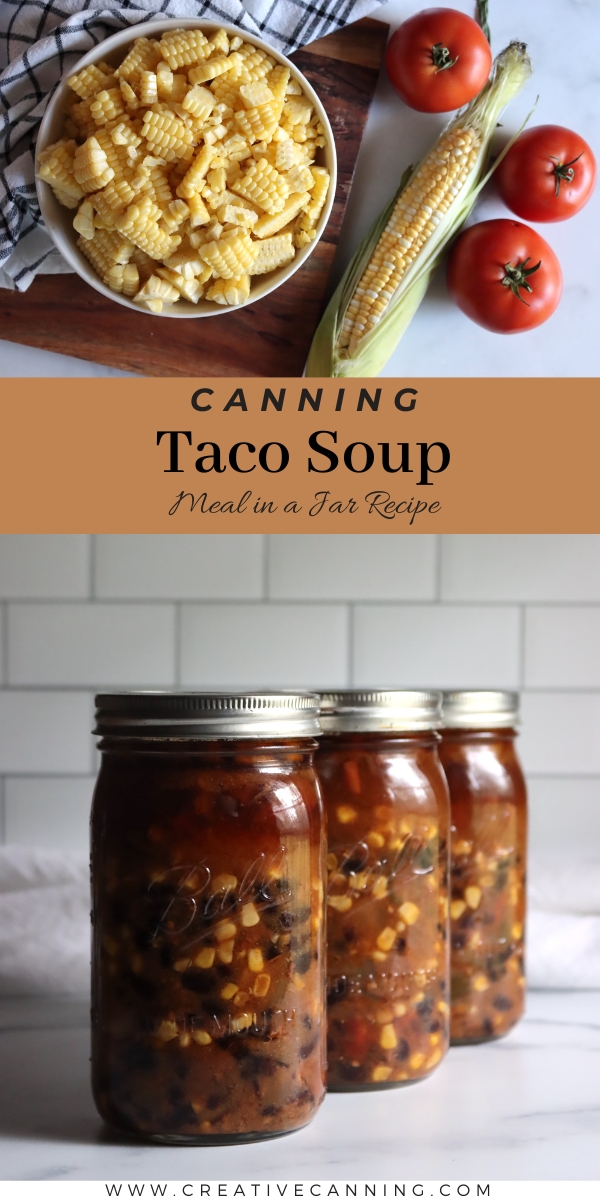 Pressure Canning Taco Soup