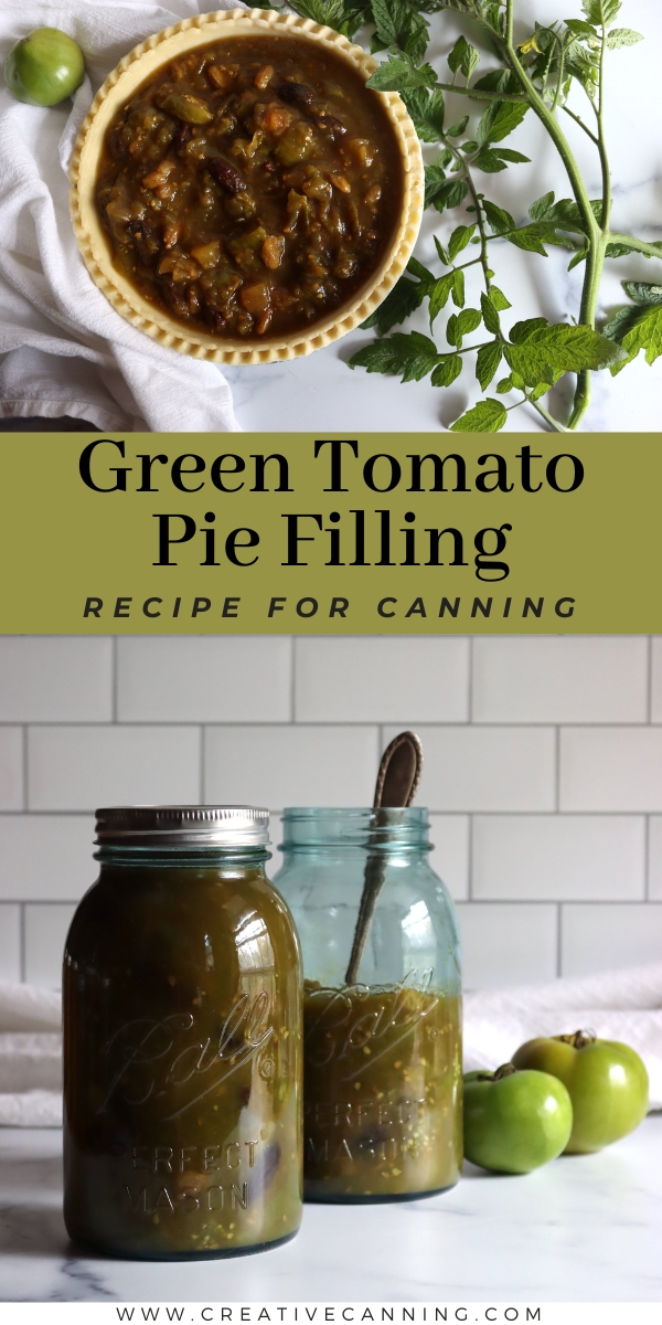 Green Tomato Pie Filling Recipe for Canning