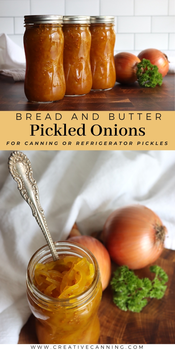 Bread and Butter Pickled Onions Canning Recipe