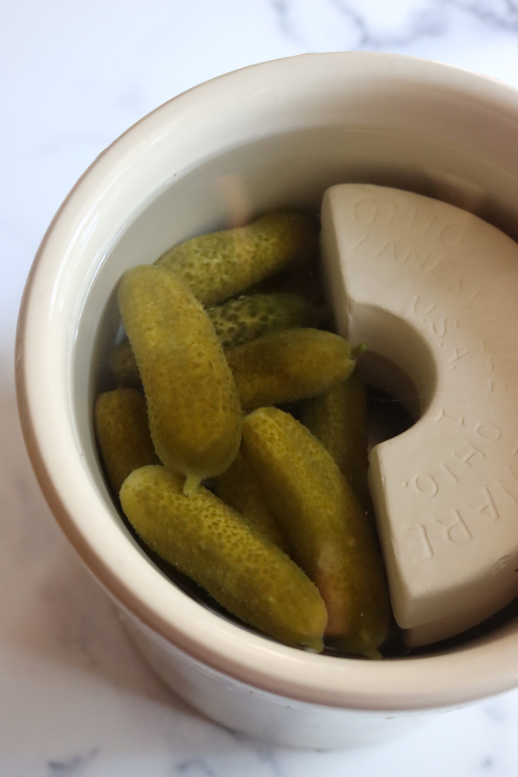 Making 14 Day Sweet Pickles