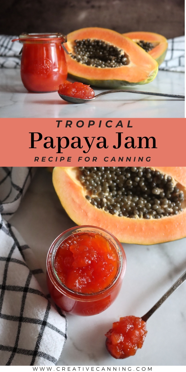 Papaya Jam Recipe for Canning