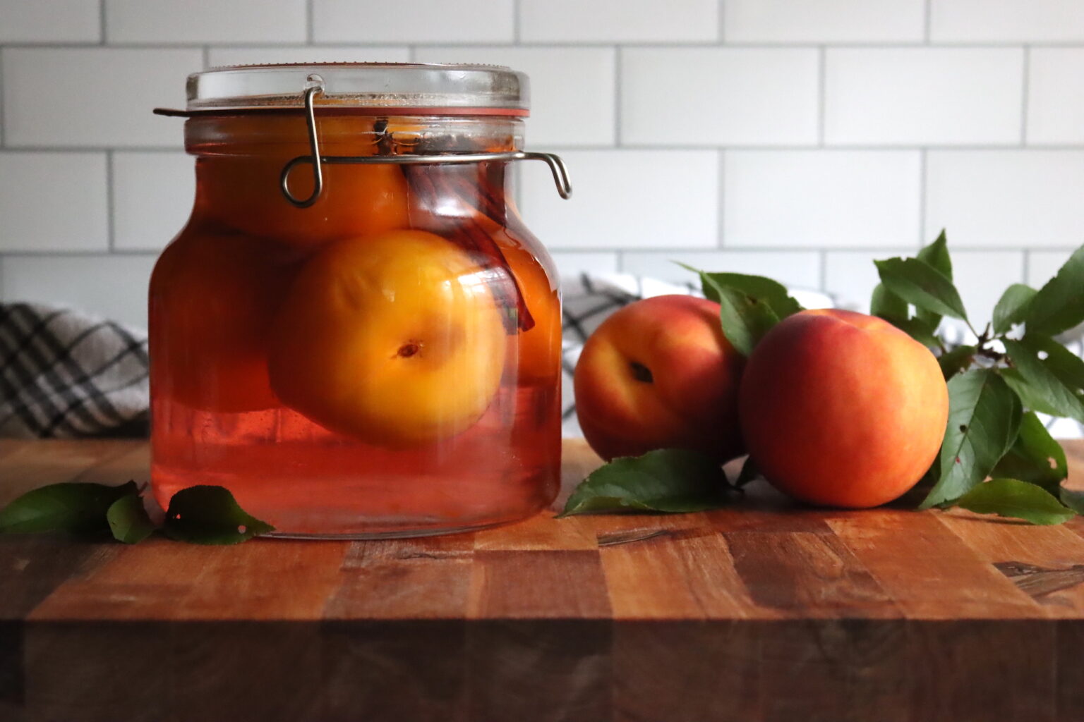 Easy Way To Preserve Peaches