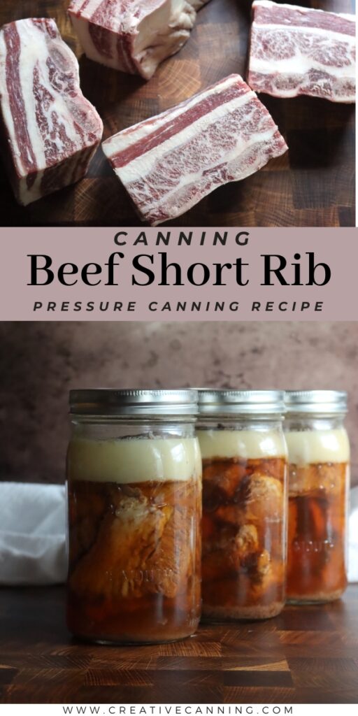 Canning Beef Short Ribs - Creative Canning