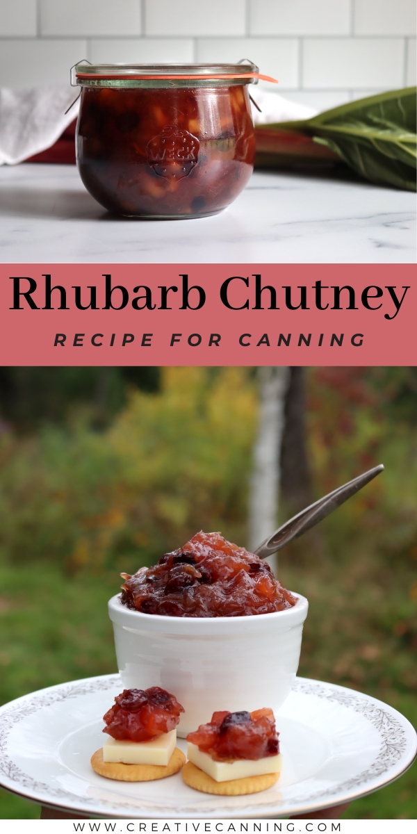 Rhubarb Chutney Recipe for Canning