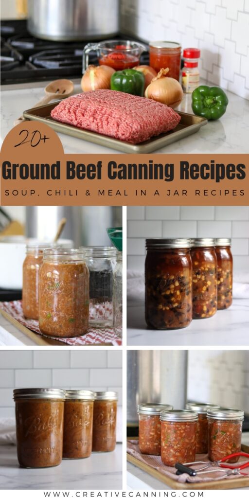 20+ Ground Beef Canning Recipes