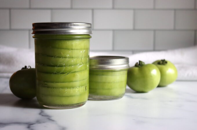 Canning Green Tomatoes