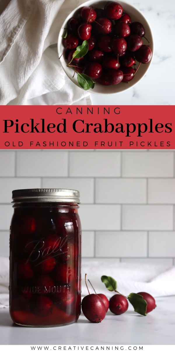 Canning Pickled Crabapples